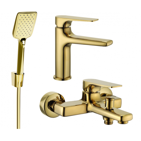Mexen Lynx Set cadă R62, auriu - 745903R62-50