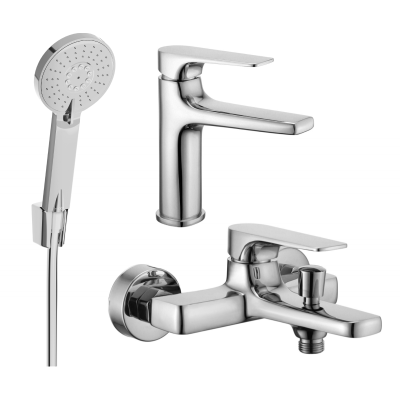 Mexen Lynx Set cadă R40, crom - 745903R40-00