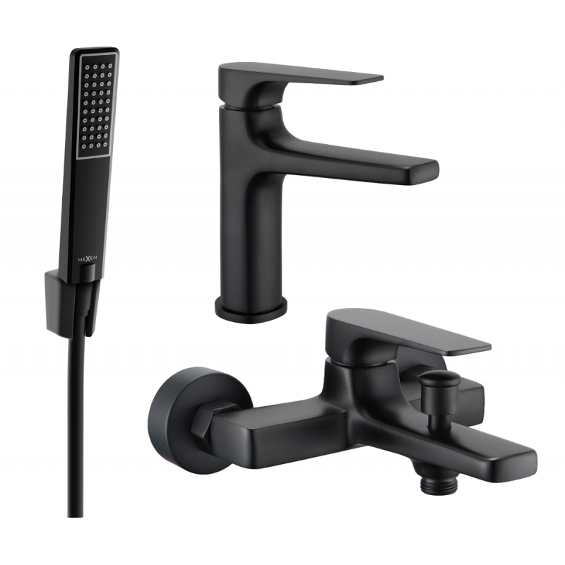 Mexen Lynx R72 set de cadă, negru - 745903R72-70