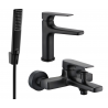 Mexen Lynx R72 set pentru cadă, negru - 745903R72-70