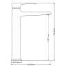 Mexen Lynx R62 set de cadă, auriu - 745913R62-50