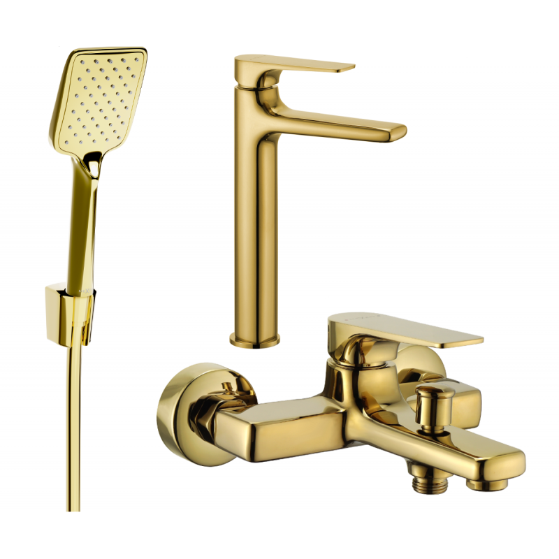 Mexen Lynx R62 set de cadă, auriu - 745913R62-50