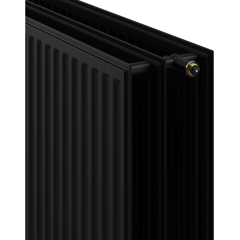 Mexen CVH30 Higienic radiator plat 400 x 3000 mm, conexiune inferioară, 3289 W, negru - W630H-040-300-70