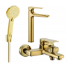 Mexen Lynx R40 set cadă, auriu - 745913R40-50