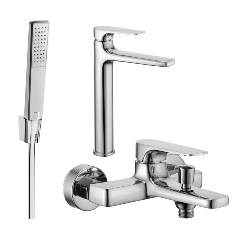 Mexen Lynx R72 set pentru cadă, crom - 745913R72-00