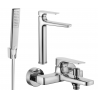 Mexen Lynx Set cadă R72, crom - 745913R72-00