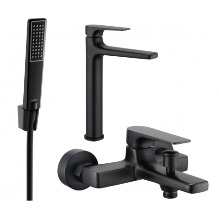Mexen Lynx R72 set de cadă, negru - 745913R72-70