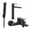 Mexen Lynx R72 set de cadă, negru - 745913R72-70