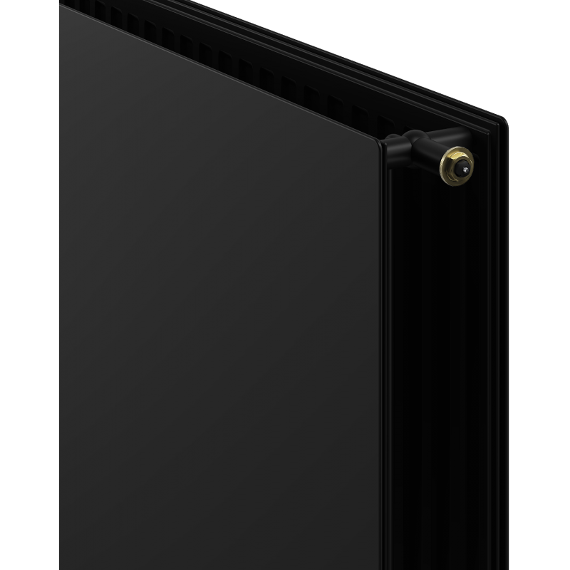 Mexen CVHF20 Higiéniai Lapos radiátor 900 x 900 mm, alsó csatlakozás, 1258 W, fekete - W620HF-090-090-70