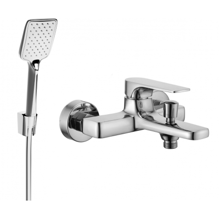 Mexen Lynx R62 baterie de baie cu set de duș, crom - 74593R62-00