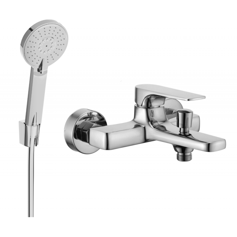 Mexen Lynx R40 kádtöltő csaptelep zuhanyszettel, króm - 74593R40-00