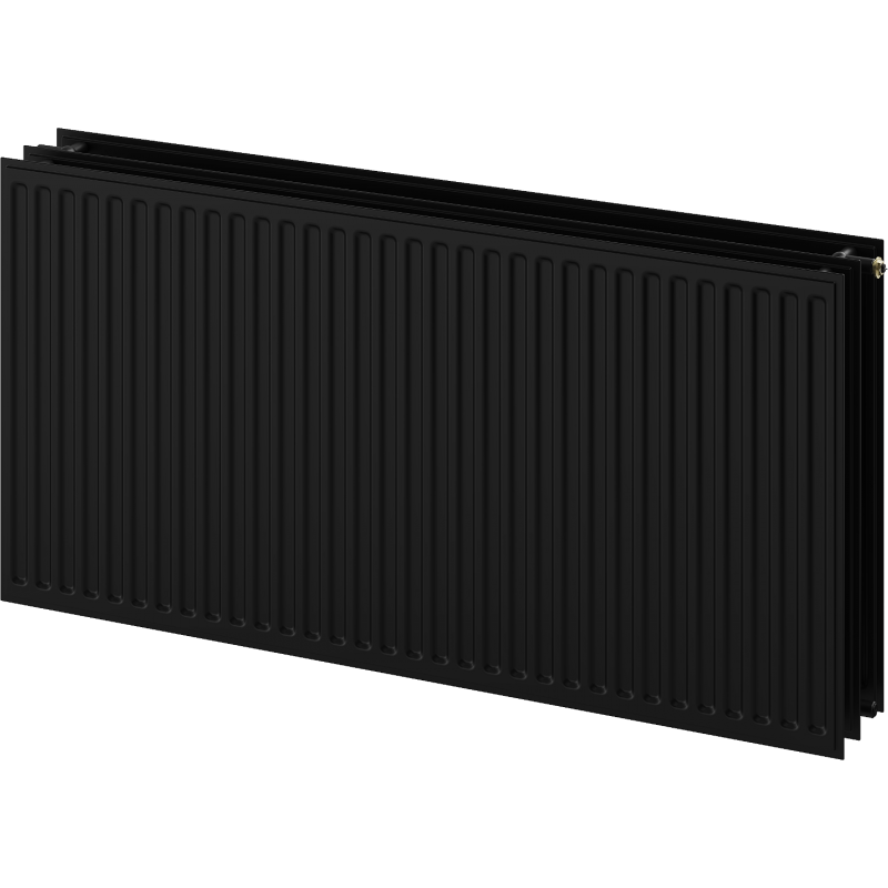 Mexen CVH30 Higiéniai lapradiátor 600 x 3000 mm, alsó csatlakozás, 4526 W, fekete - W630H-060-300-70