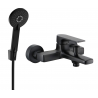 Mexen Lynx R40 baterie cu cadă și set duș, negru - 74593R40-70