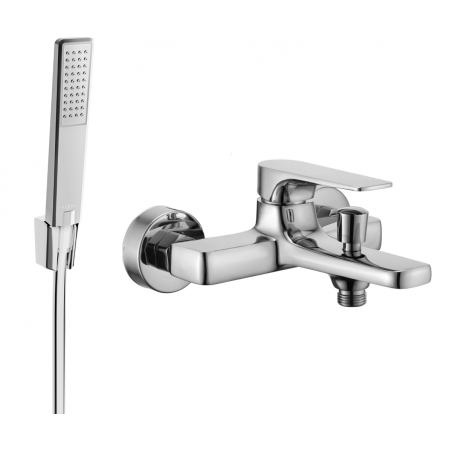 Mexen Lynx R72 baterie cadă cu set pentru duș, Crom - 74593R72-00