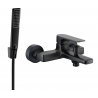 Mexen Lynx Baterie de baie R72 cu set de duș, neagră - 74593R72-70