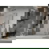 Mexen Lima összecsukható zuhanykabin 120 x 70 cm, átlátszó, fekete - 856-120-070-70-00