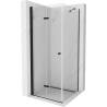 Mexen Lima cabină de duș pliabilă 120 x 120 cm, transparent, negru - 856-120-120-70-00