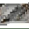 Mexen Lima összecsukható zuhanykabin 120 x 120 cm, átlátszó, fekete - 856-120-120-70-00