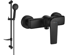 Mexen Lynx DF40 baterie de duș cu set de duș, negru - 74594DF40-70