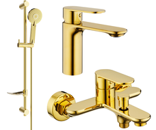 Mexen Milo Set de cadă DF40, auriu - 71303DF40-50