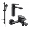 Mexen Milo Set baie DF05, negru - 71303DF05-70