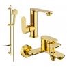 Mexen Milo DF40 kád készlet, Arany - 713053DF40-50