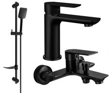 Mexen Alfa DF62 set cadă, negru - 745703DF62-70