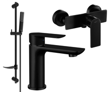 Mexen Alfa DF72 set de duș, negru - 745704DF72-70