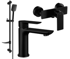 Mexen Alfa DF62 set de duș, negru - 745704DF62-70