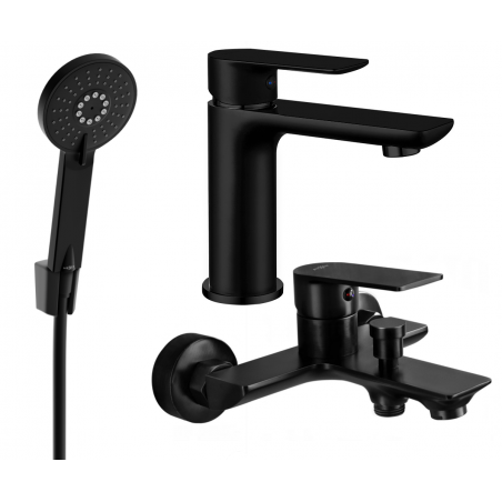 Mexen Alfa Set cadă R40, negru - 745703R40-70