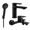 Mexen Alfa R40 set cadă, negru - 745703R40-70