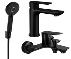 Mexen Alfa R40 set cadă, negru - 745703R40-70