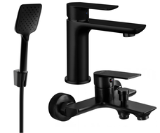 Mexen Alfa R62 set de baie, negru - 745703R62-70