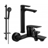 Mexen Alfa Set de cadă DQ40, negru - 745713DQ40-70