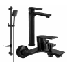 Mexen Alfa DF62 set de cadă, negru - 745713DF62-70