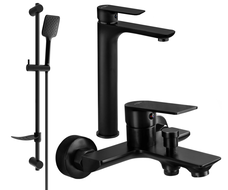 Mexen Alfa DF62 set cadă, negru - 745713DF62-70