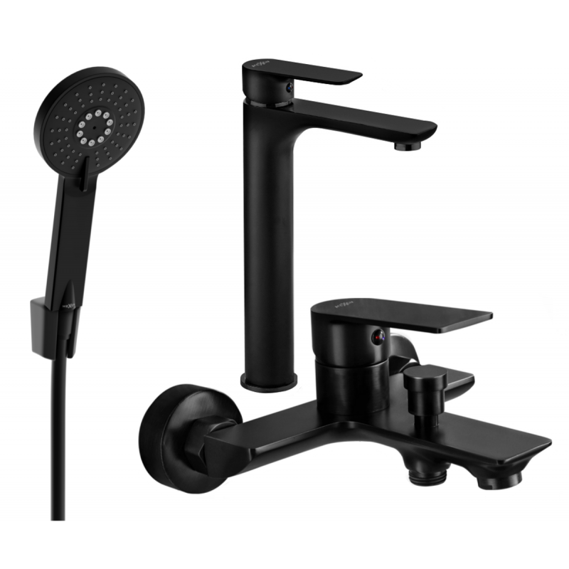 Mexen Alfa Set cadă R40, negru - 745713R40-70