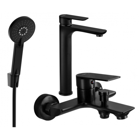 Mexen Alfa Set cadă R40, negru - 745713R40-70