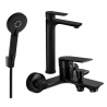 Mexen Alfa Set cadă R40, negru - 745713R40-70