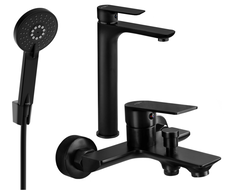 Mexen Alfa R40 set de baie, negru - 745713R40-70