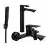 Mexen Alfa R72 set de baie, negru - 745713R72-70