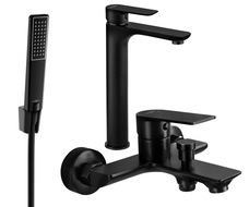 Mexen Alfa R72 set de baie, negru - 745713R72-70