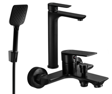 Mexen Alfa R62 set pentru cadă, negru - 745713R62-70