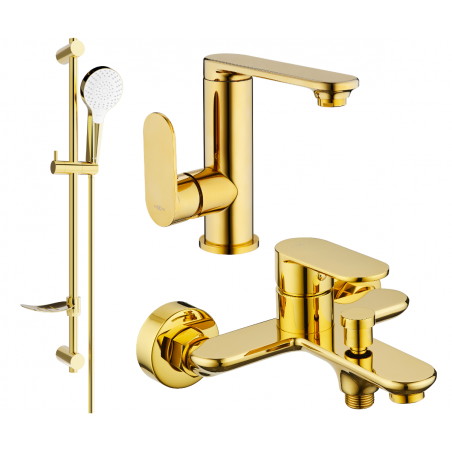 Mexen Milo DF05 set baie, auriu - 713053DF05-50