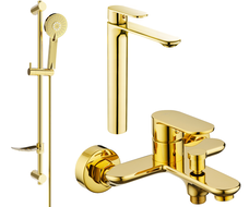 Mexen Milo Set cadă DF40, auriu - 71313DF40-50