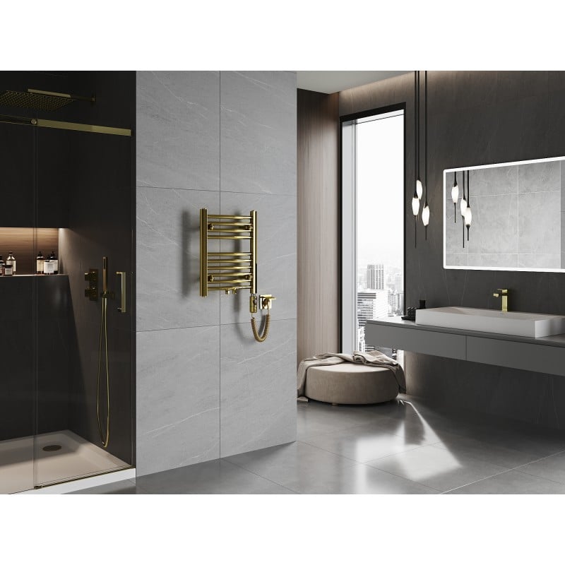 Mexen Ares elektromos radiátor 500 x 400 mm, 300 W, arany - W102-0500-400-2300-50