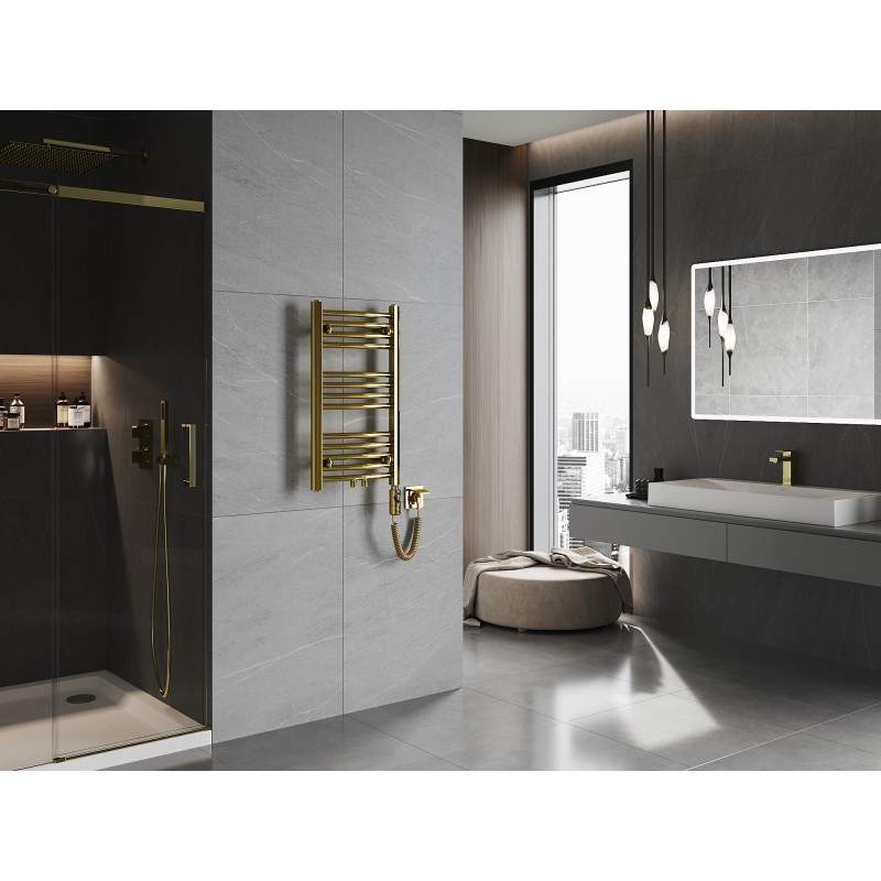 Mexen Ares elektromos radiátor 700 x 400 mm, 300 W, arany - W102-0700-400-2300-50