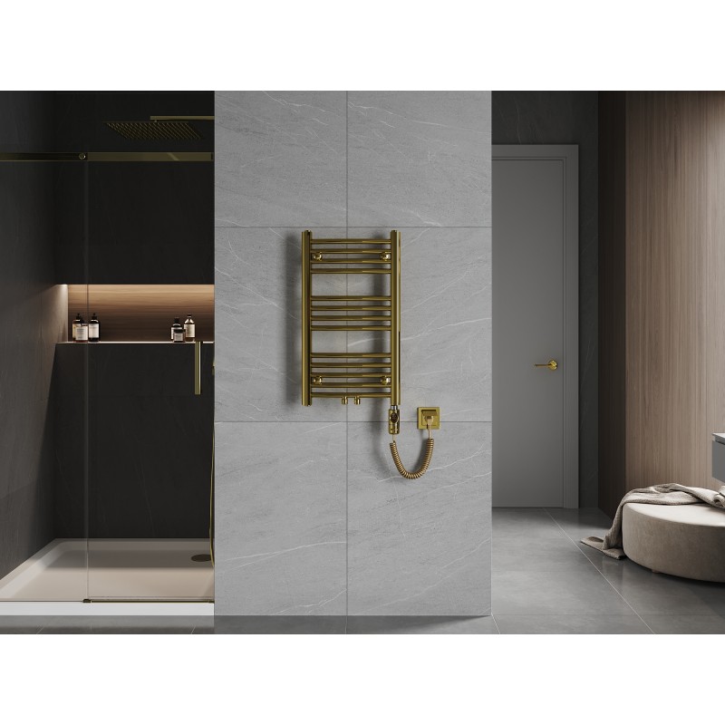 Mexen Ares elektromos radiátor 700 x 400 mm, 300 W, arany - W102-0700-400-2300-50