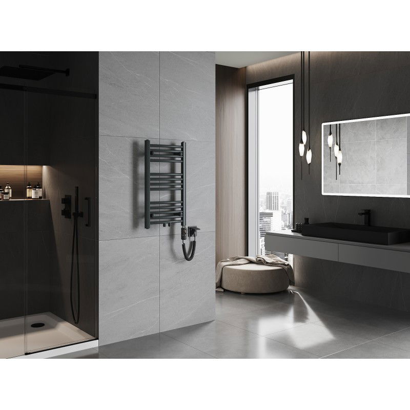 Mexen Ares elektromos radiátor 700 x 400 mm, 300 W, antracit - W102-0700-400-2300-66