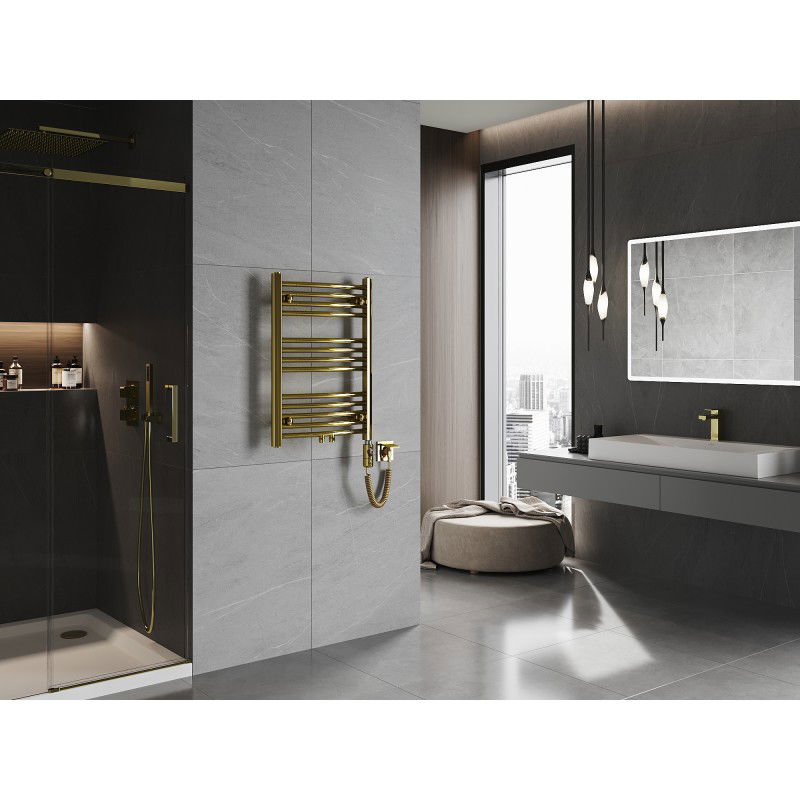 Mexen Ares radiator electric 700 x 500 mm, 300 W, auriu - W102-0700-500-2300-50